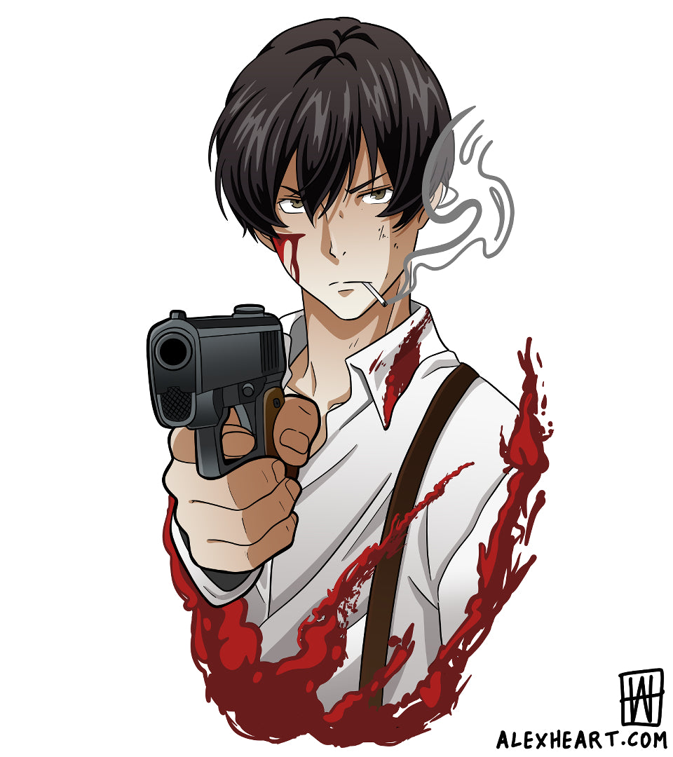 91 Days - Avilio Bruno Anime tattoo design