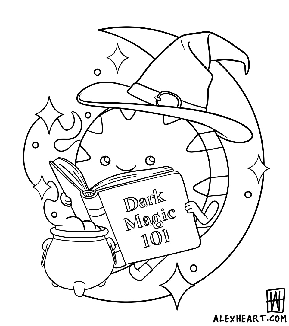 Adventure Time Peppermint Butler Witchcraft - cartoon tattoo design