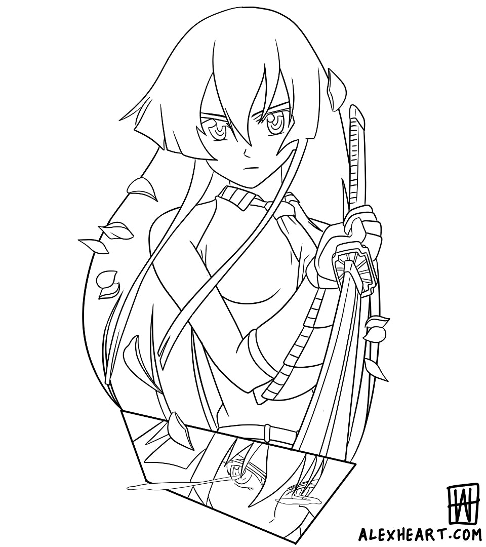 Akame ga Kill - Anime tattoo design