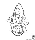 Alice in Wonderland Oyster baby - Disney tattoo design