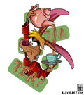 Alice in Wonderland March Hare - Disney tattoo design