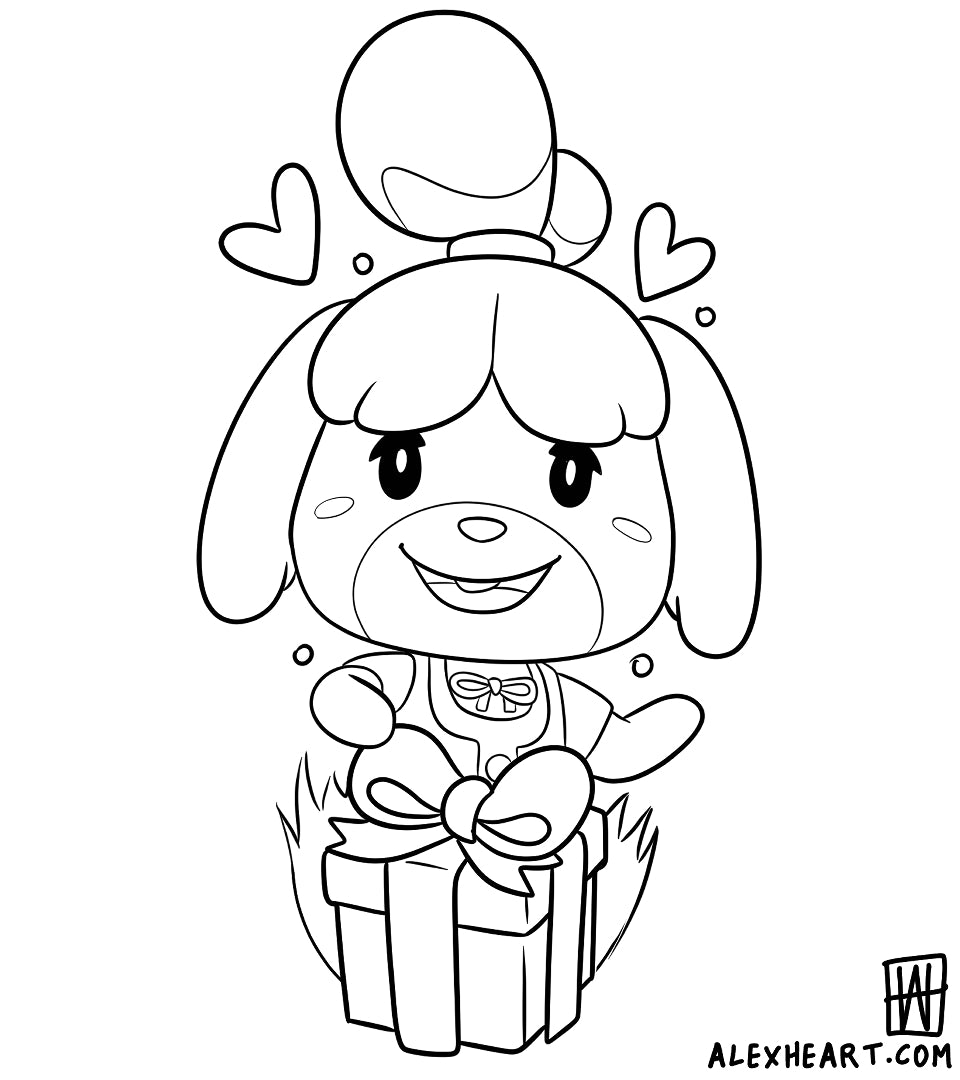 Animal Crossing Isabelle - Gaming tattoo design
