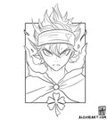 Asta from Black Clover - Anime tattoo design