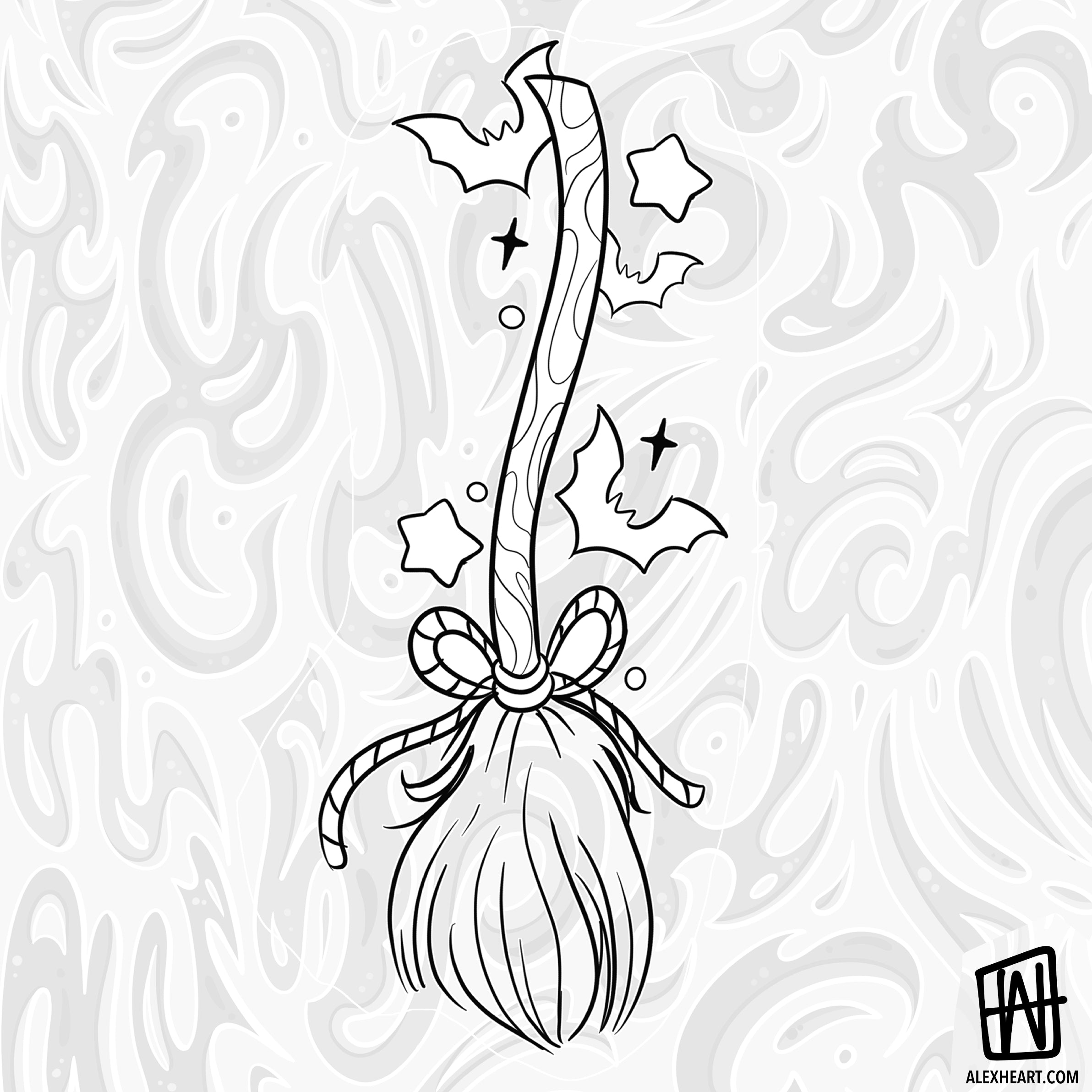Original Design - Witches Broomstick