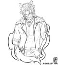 Original Cat Boy - Neotrad tattoo design