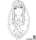 Makima from Chainsaw Man - Anime tattoo design