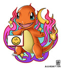 Charmander from Pokemon - Anime tattoo design