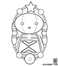 Zeno from Dragon Ball Z - Anime tattoo design