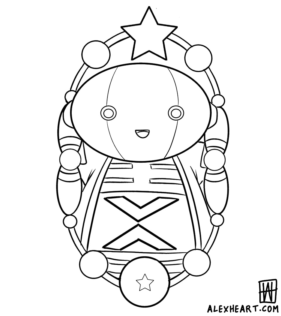 Zeno from Dragon Ball Z - Anime tattoo design