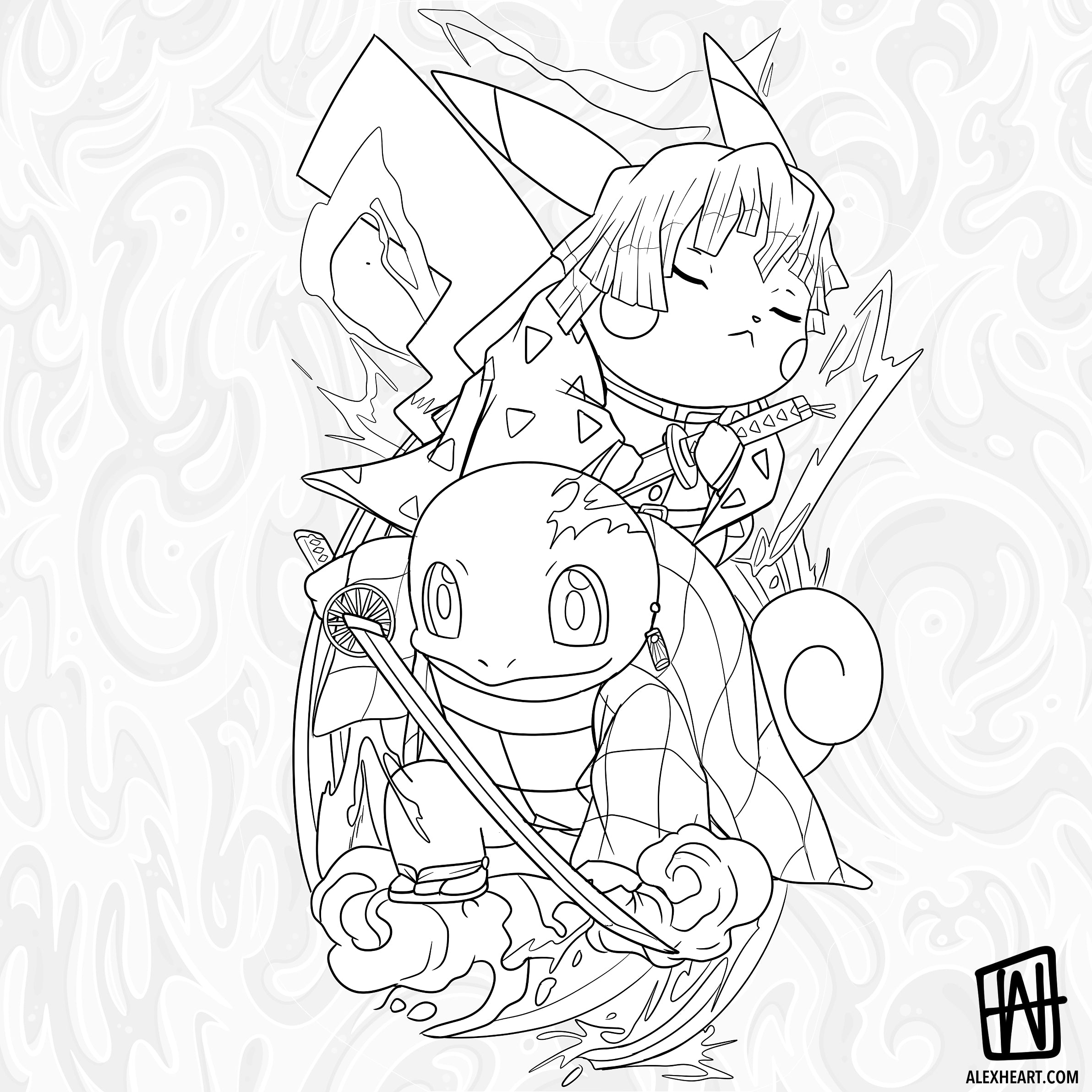 Pokemon x Demon Slayer