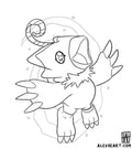 Piyomon from Digimon - Anime tattoo design