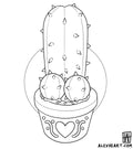 Original cactus dick - Neotrad tattoo design