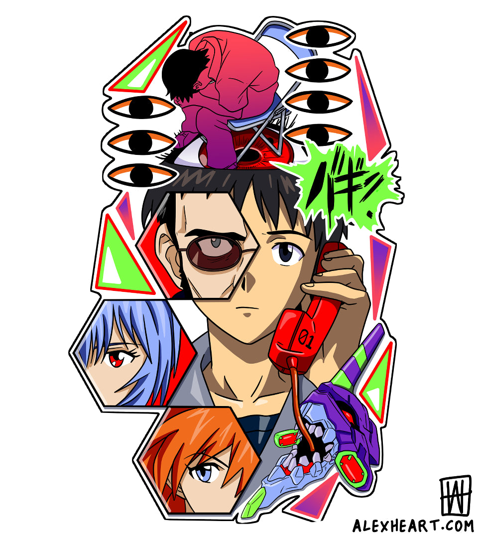 Evangelion - Anime tattoo design