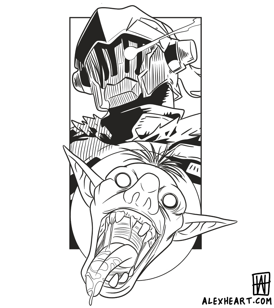 Goblin Slayer - anime tattoo design