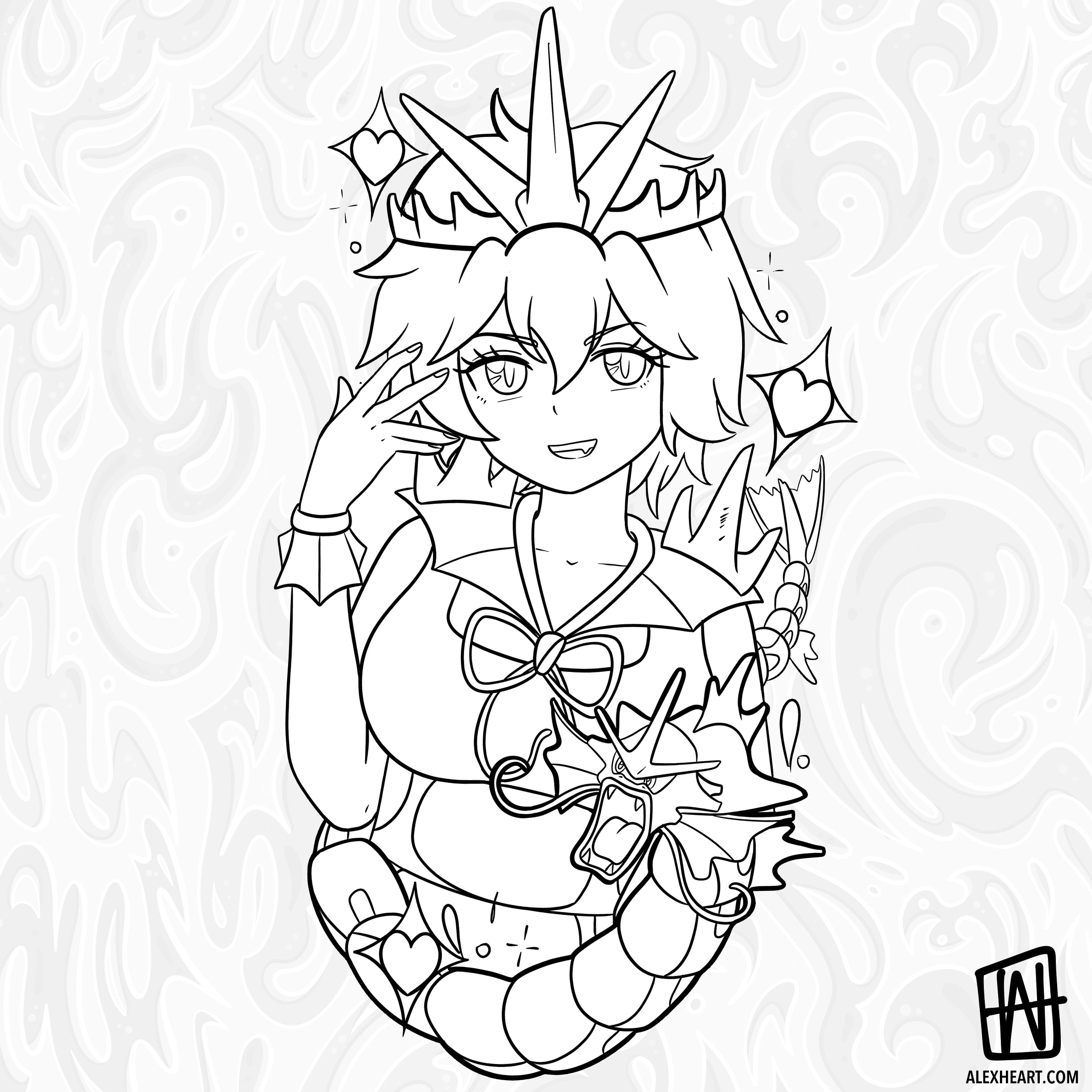 Gyarados Pokemon Girl