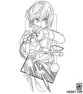 Kurapika from Hunter x Hunter - Anime tattoo design