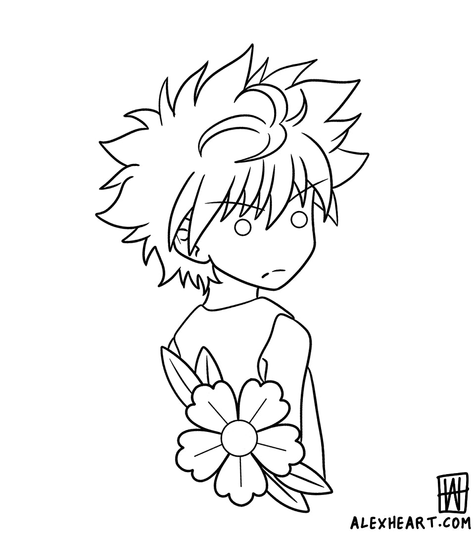 Killua from Hunter x Hunter - Anime tattoo design