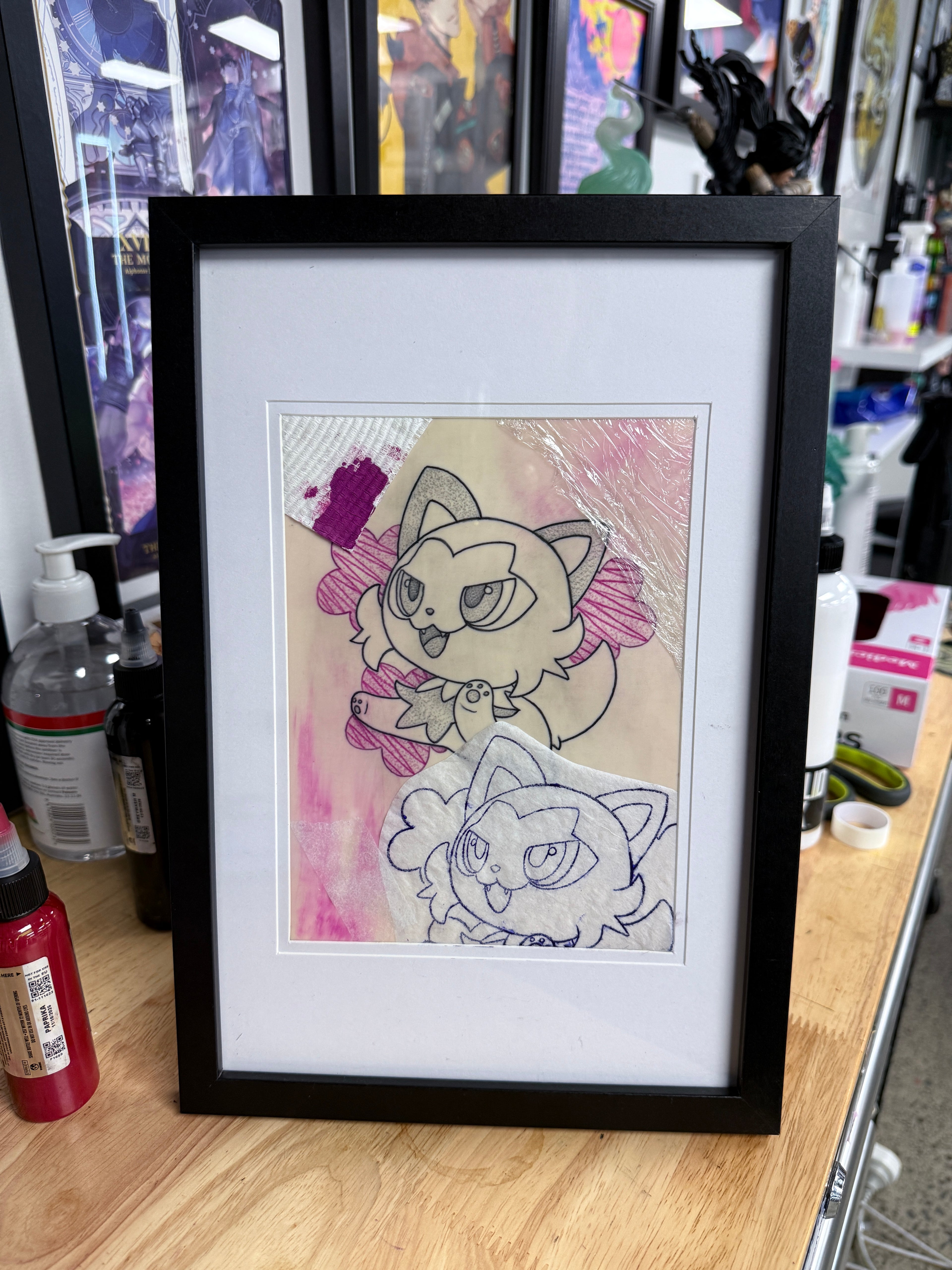 Sprigatito Pokemon Tattoo Art