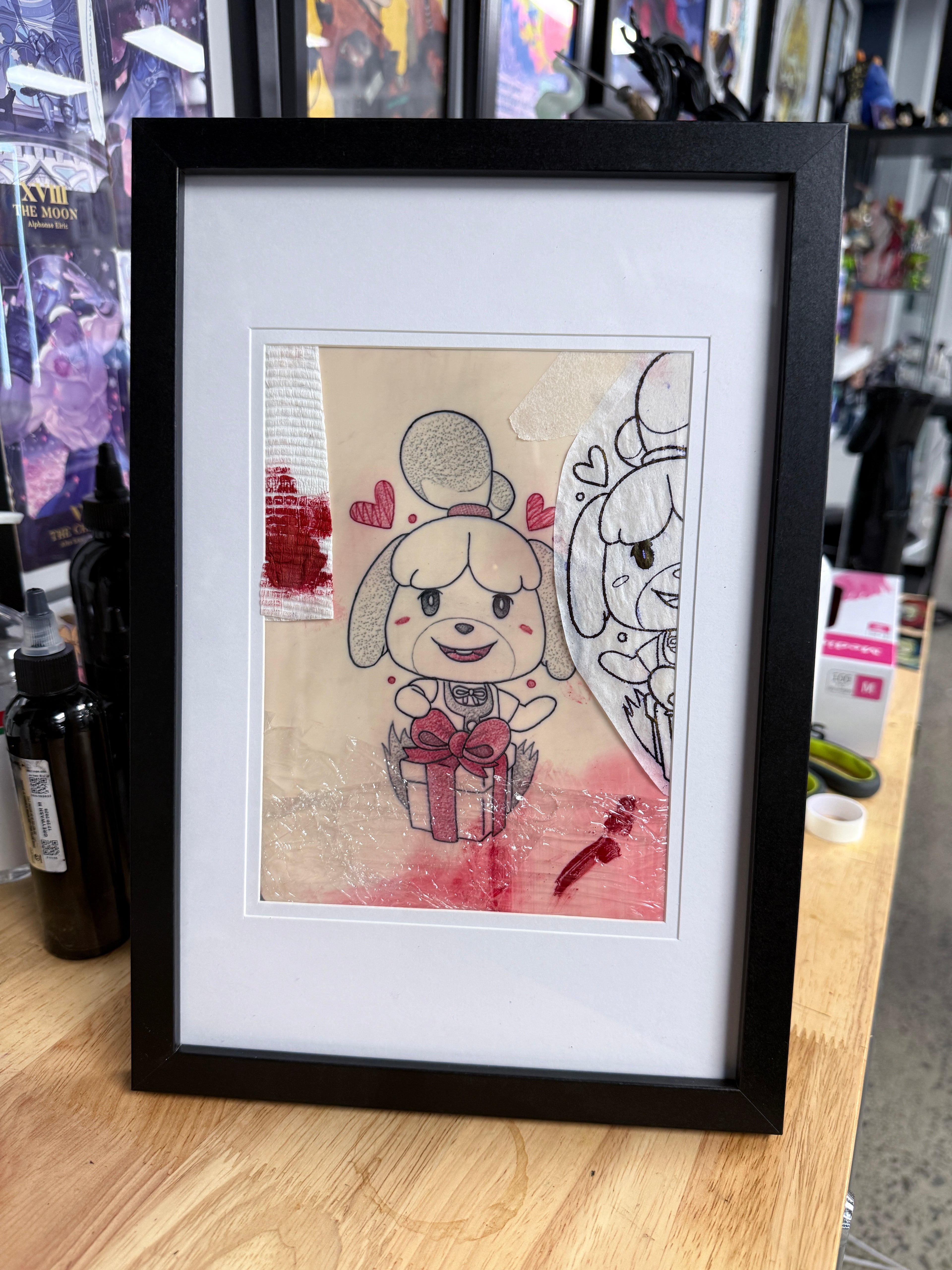 Isabelle Animal Crossing Tattoo Art