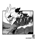 Kafka from Kaiju No.8 - Anime tattoo design