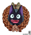Jiji from Kiki's Delivery Service - Anime tattoo design
