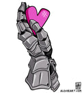 Knight of the heart - neotrad fantasy tattoo design