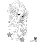 Komurasaki from One Piece - Anime tattoo design