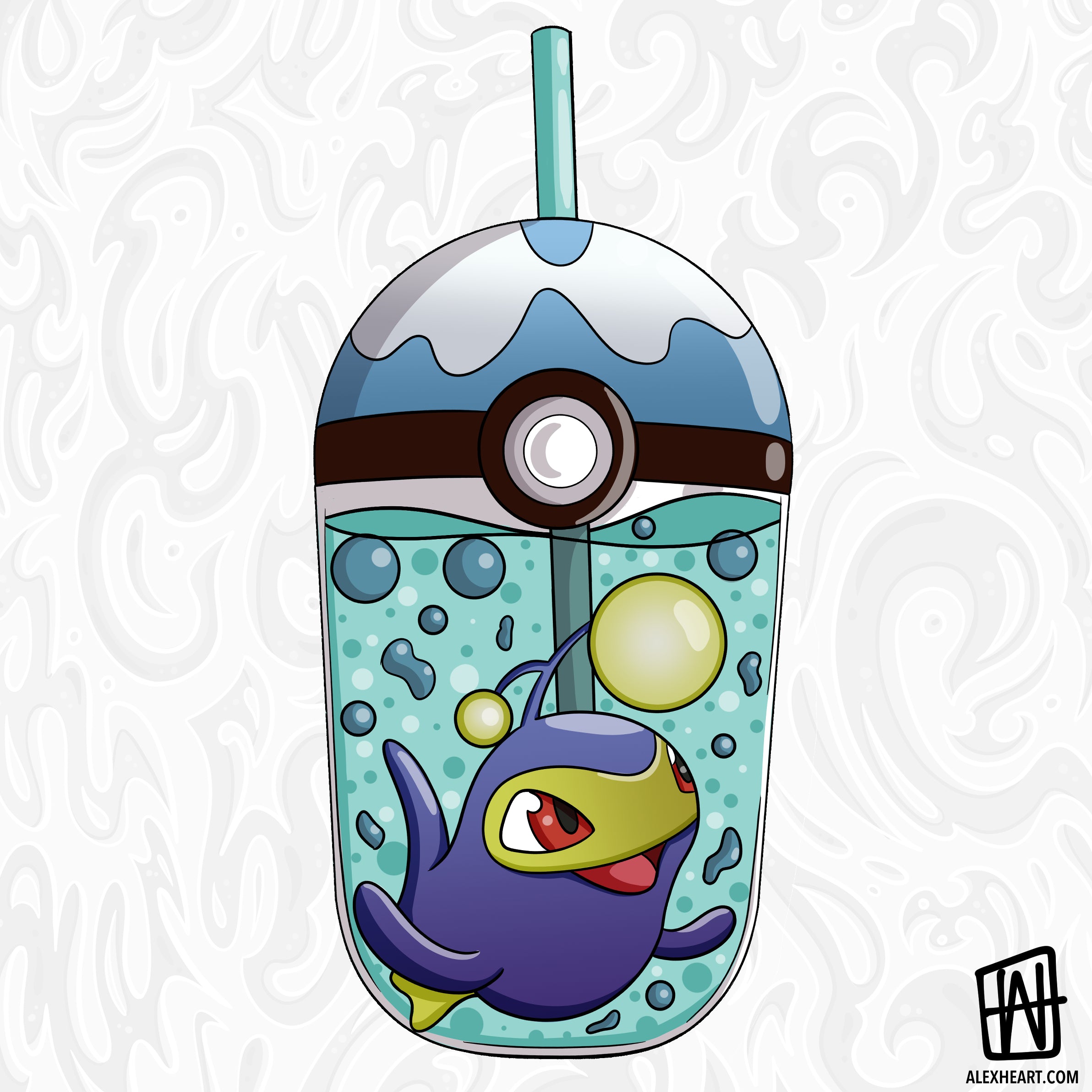 Lanturn - Pokemon Bubble Tea
