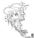 Atsuko from Little Witch Academia - Disney tattoo design