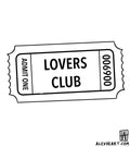 Lovers club ticket - Neotrad tattoo design