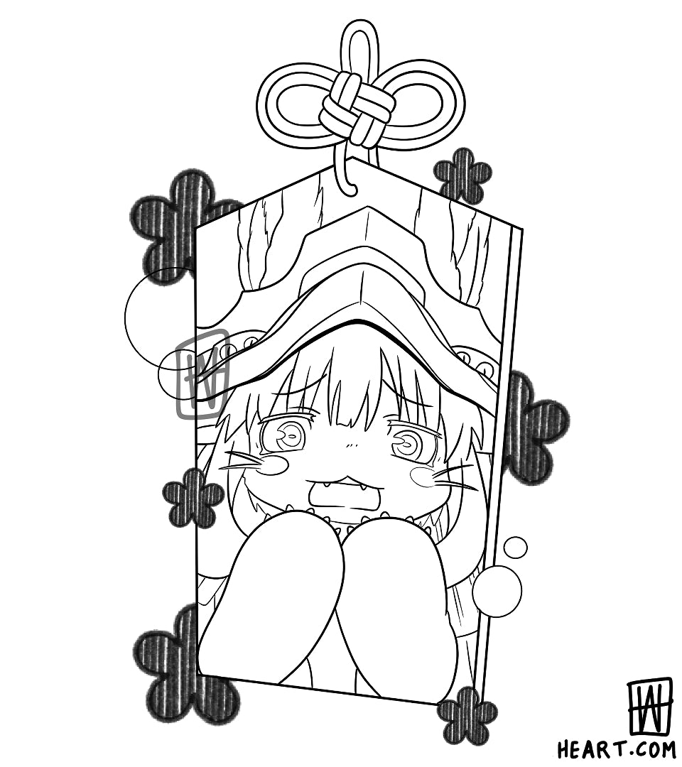 Nanachi from Made in Abyss charm - Anime tattoo design