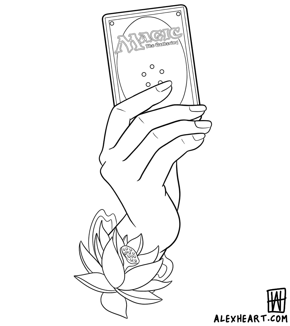Magic the Gathering - TCG tattoo design