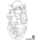 Gaara from Naruto - Anime tattoo design
