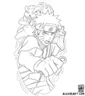 Naruto Sage Mode - Anime tattoo design