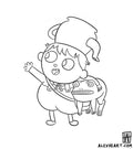 Greg from Over the Garden Wall - Cartoon tattoo design
