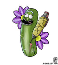 Pickle Rick from Rick and Morty - Cartoon tattoo design